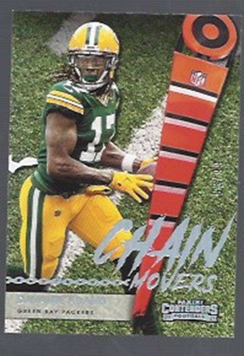 DAVANTE ADAMS 2021 PANINI CONTENDERS CHAIN MOVERS SILVER FOIL #D 93/99