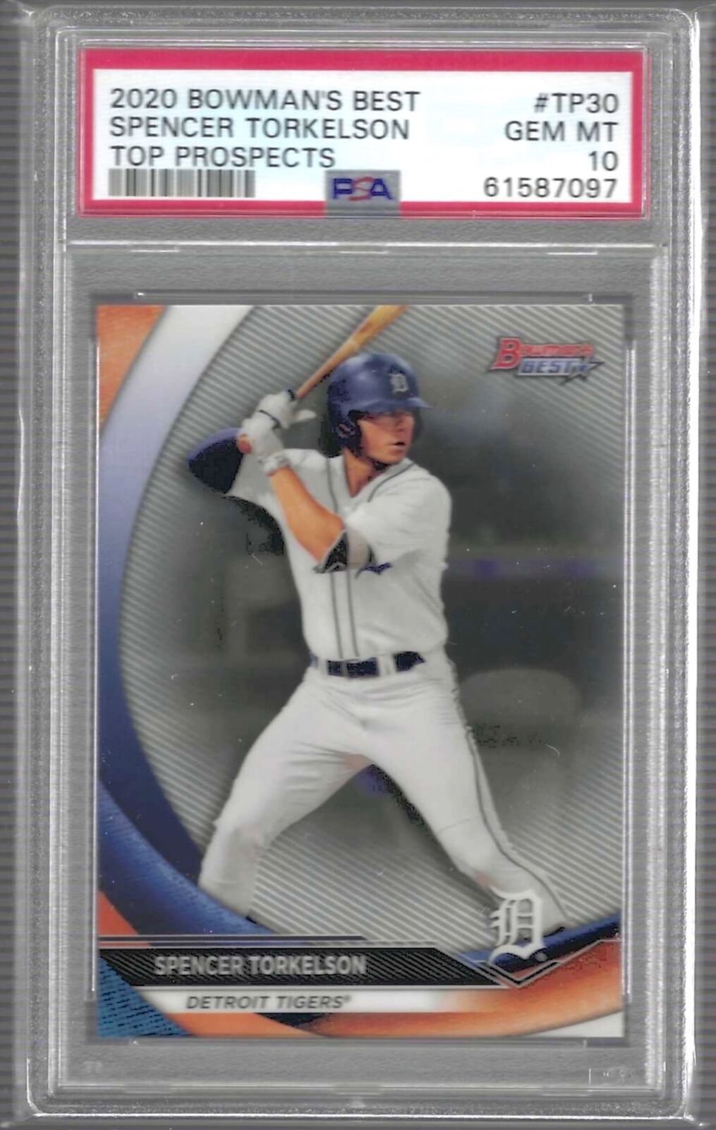 SPENCER TORKELSON 2020 BOWMANS BEST TOP PROSPECTS #TP-30 PSA 10 GEM MINT