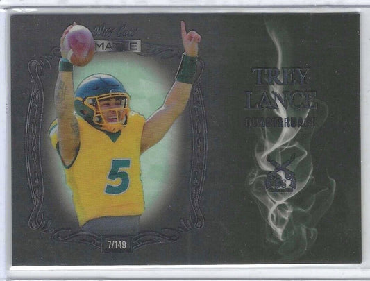 TREY LANCE 2021 WILD CARD MATTE SMOKING GUN GREEN ROOKIE RC #D 7/149