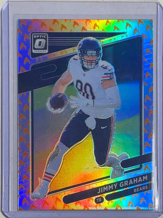 JIMMY GRAHAM 2021 PANINI DONRUSS OPTIC FIRE HOLO PRIZM CASE HIT SSP #78