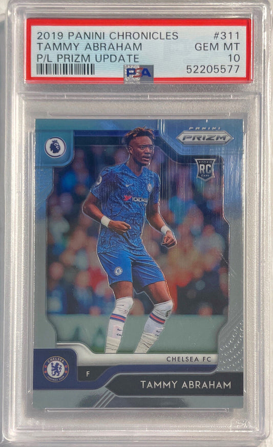 TAMMY ABRAHAM 2019 CHRONICLES PREMIER LG PRIZM UPDATE RC #311 PSA 10 GEM POP 59