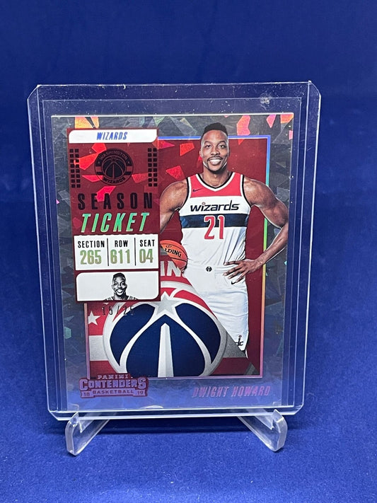 DWIGHT HOWARD 2018-10 PANINI CONTENDERS SEASON TICKET CRACKED ICE #D 15/25