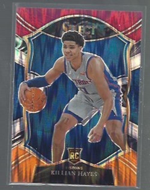 KILLIAN HAYES 2020-21 PANINI SELECT TRI COLOR SHOCK PRIZM RC #67