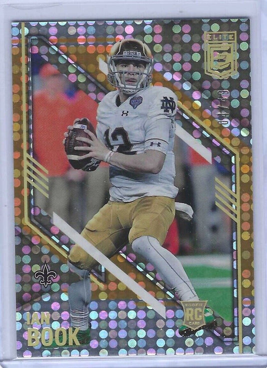 IAN BOOK 2021 PANINI DONRUSS ELITE ORANGE DISCO FOIL ROOKIE RC #D 04/49