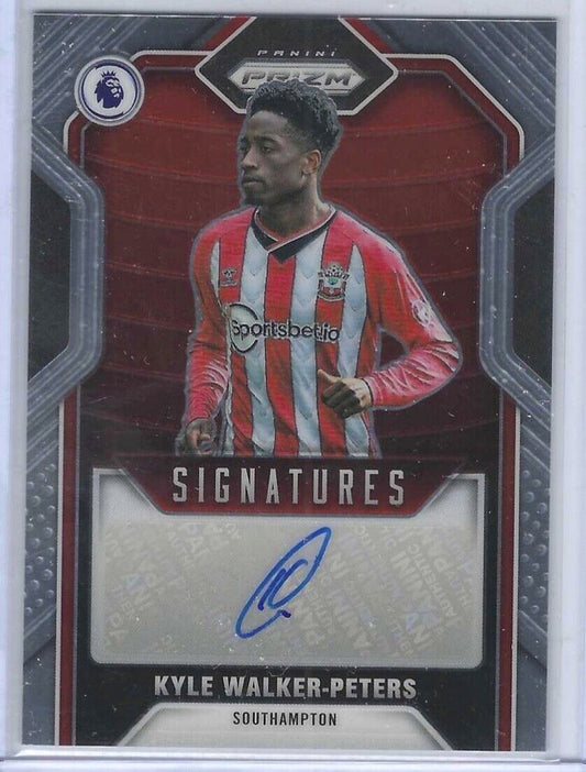 KYLE WALKER-PETERS 2021-22 PANINI PRIZM EPL SIGNATURES AUTO #S-KWP