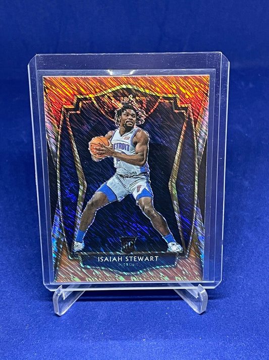 ISAIAH STEWART 2020-21 PANINI SELECT PREMIER LEVEL SHIMMER PRIZM ROOKIE RC #191