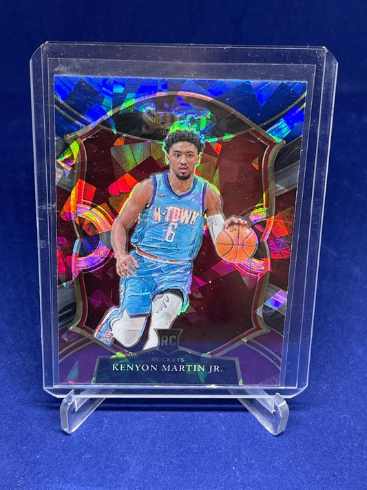 KENYON MARTIN JR 2020-21 PANINI SELECT CONCOURSE CRACKED ICE PRIZM ROOKIE RC #98