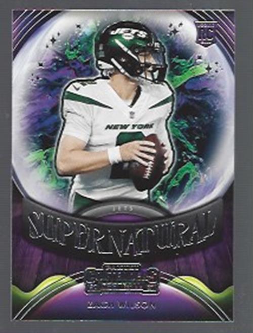 ZACH WILSON 2021 PANINI CONTENDERS SUPERNATURAL SP INSERT RC