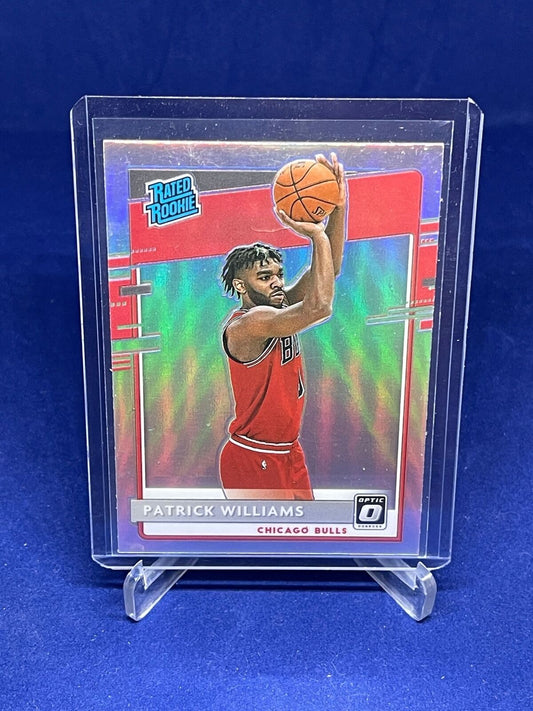 PATRICK WILLIAMS 2020-21 PANINI DONRUSS OPTIC RATED ROOKIE HOLO PRIZM RC #154
