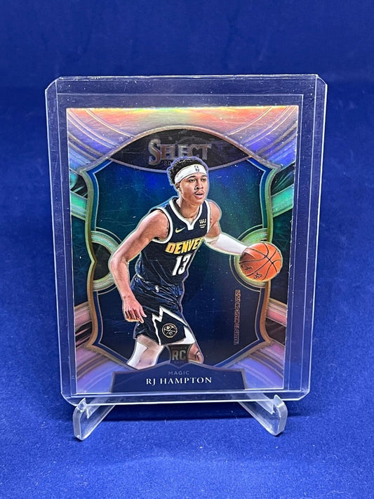 RJ HAMPTON 2020-21 PANINI SELECT CONCOURSE SILVER PRIZM ROOKIE RC #84