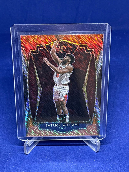 PATRICK WILLIAMS 2020-21 PANINI SELECT PREMIER LEVEL SHIMMER PRIZM ROOKIE #185
