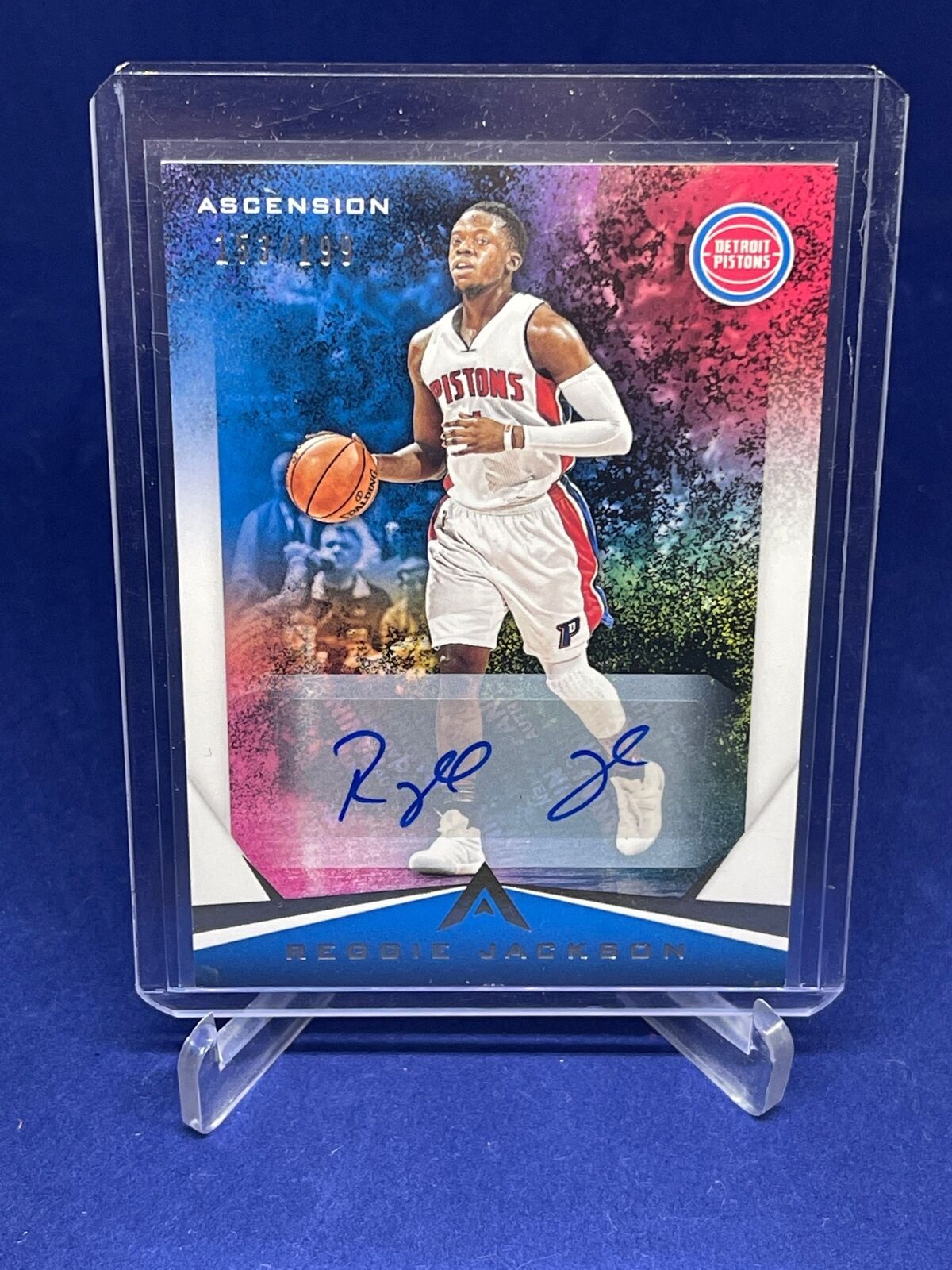 REGGIE JACKSON 2017-18 PANINI ASCENSION AUTO #D 153/199