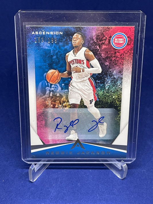 REGGIE JACKSON 2017-18 PANINI ASCENSION AUTO #D 153/199