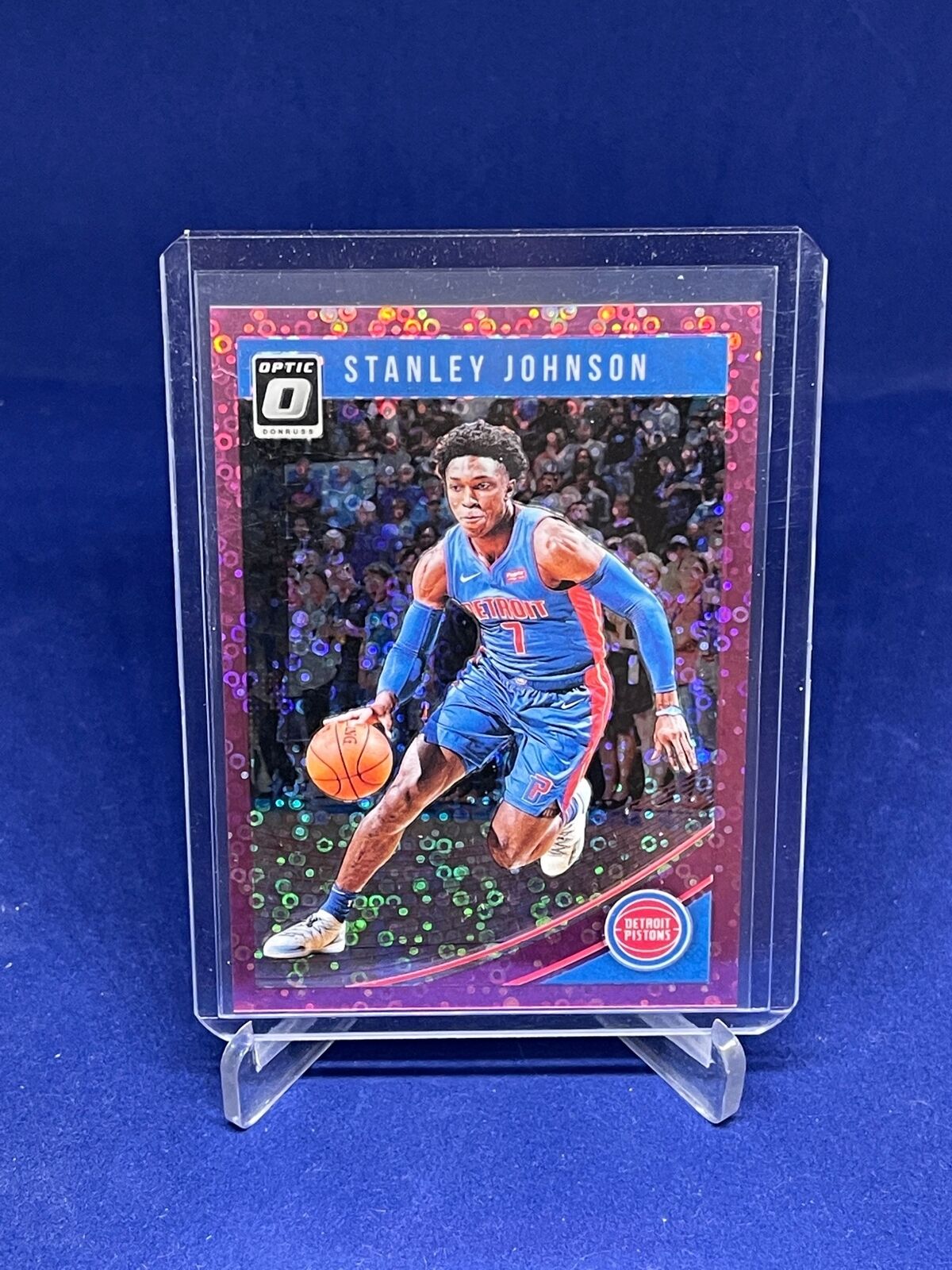 STANLEY JOHNSON 2018-19 PANINI DONRUSS OPTIC PINK FAST BREAK HOLO PRIZM #D 5/20