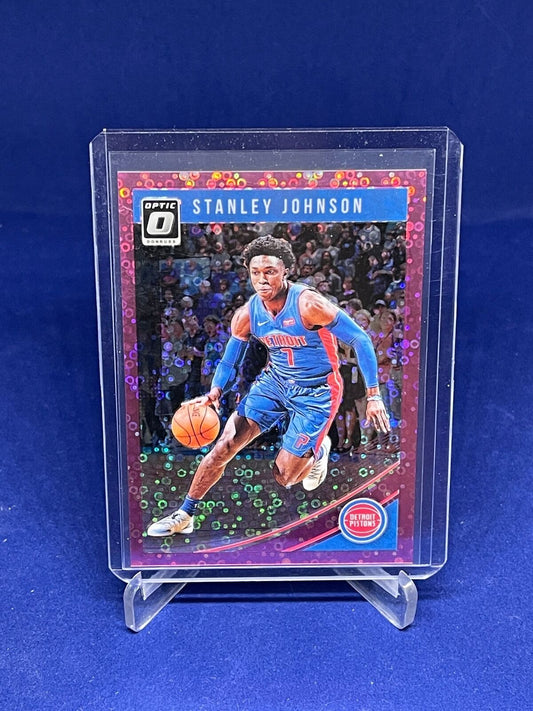 STANLEY JOHNSON 2018-19 PANINI DONRUSS OPTIC PINK FAST BREAK HOLO PRIZM #D 5/20