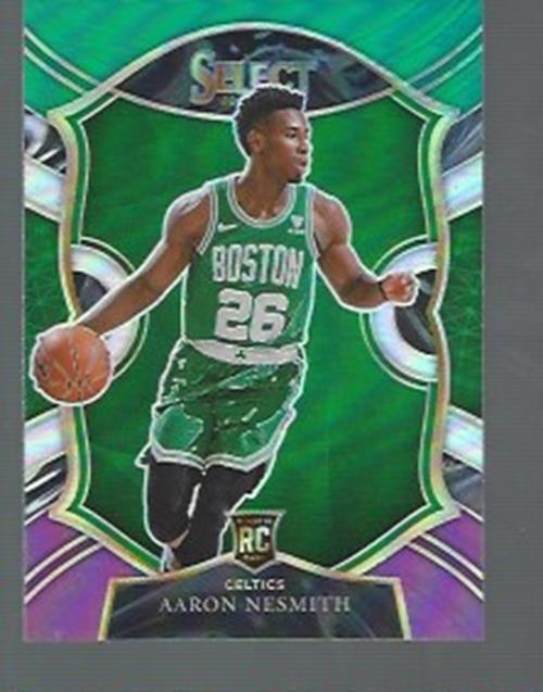 AARON NESMITH 2020-21 PANINI SELECT GREEN PURPLE PRIZM ROOKIE RC #74
