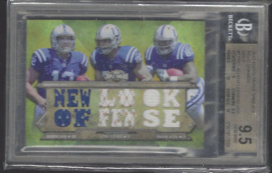 ANDREW LUCK ALLEN FLEENER 2012 TRIPLE THREADS GOLD JERSEY RC /9 BGS 9.5 POP 1/1