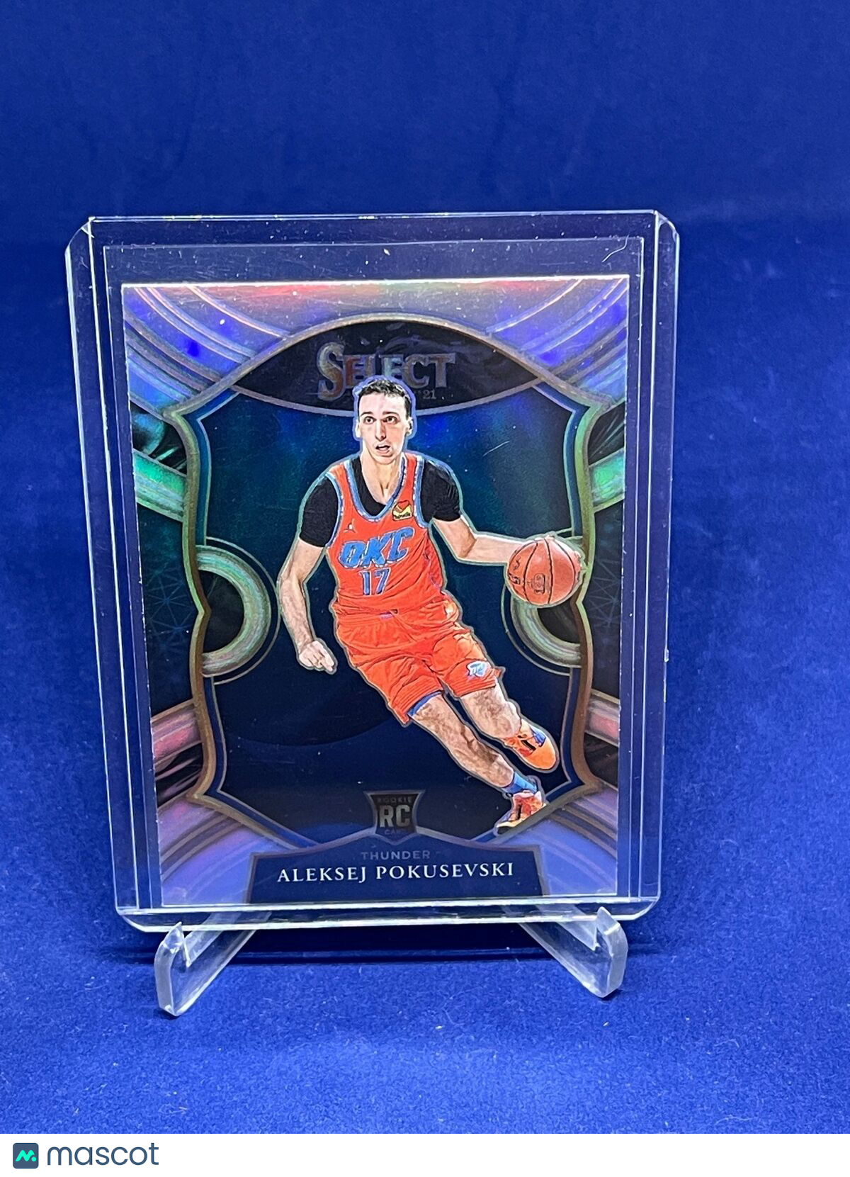 ALEKSEJ POKUSEVSKI 2020-21 PANINI SELECT CONCOURSE SILVER PRIZM ROOKIE RC #77
