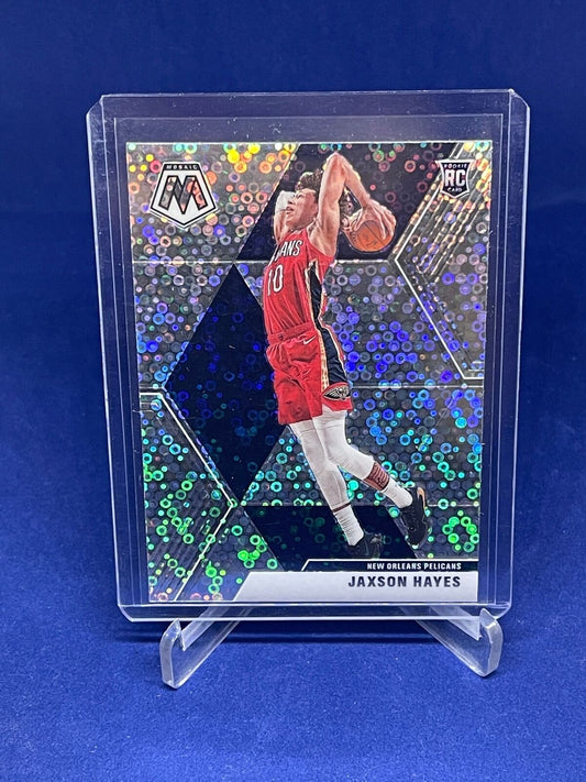 JAXSON HAYES 2019-20 PANINI MOSAIC FAST BREAK SP VARIATION PRIZM ROOKIE RC #221