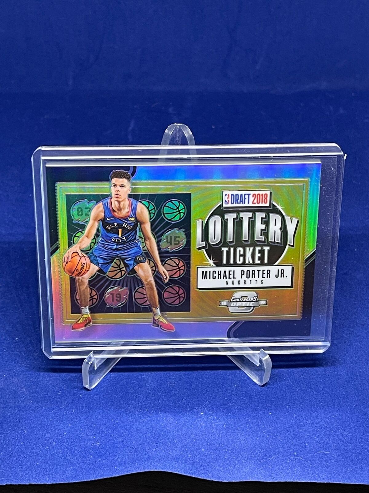 MICHAEL PORTER JR 2018-19 PANINI CONTENDERS OPTIC LOTTERY TICKET PRIZM RC #14