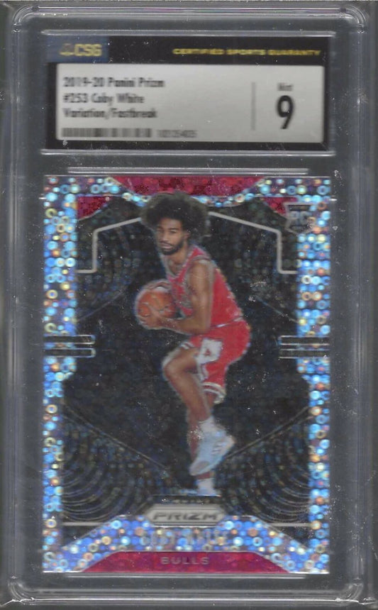 COBY WHITE 2019 PANINI PRIZM SILVER DISCO PRIZM VARIATION SP RC CSG 9 MINT POP 3