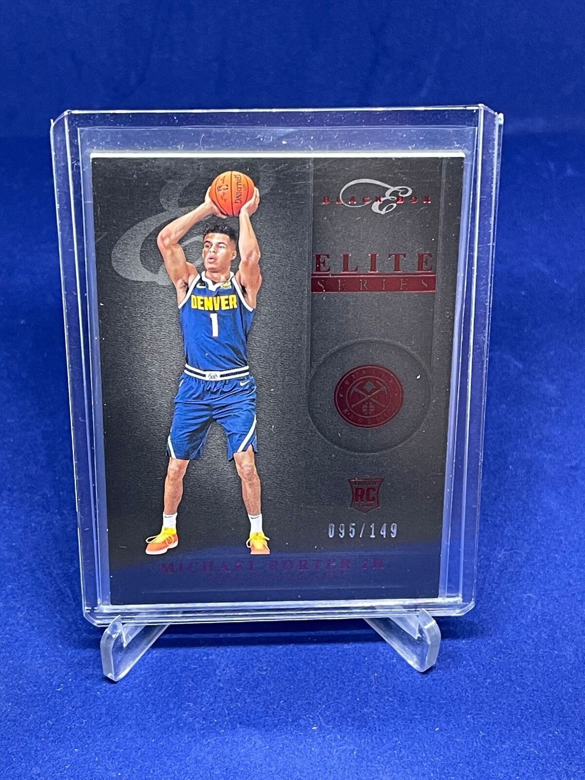 MICHAEL PORTER JR 2018-19 PANINI CHRONICLES ELITE SERIES RED ROOKIE RC #D 95/149