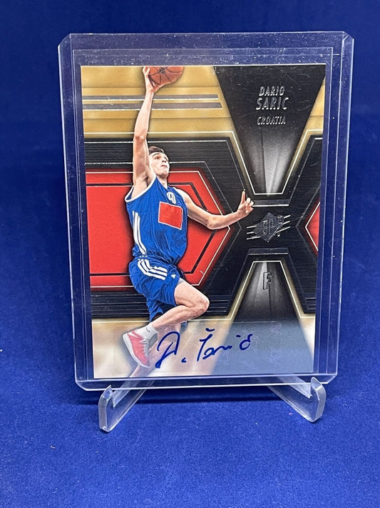 DARIO SARIC 2014-15 SPX ROOKIE AUTOGRAPH AUTO RC #53