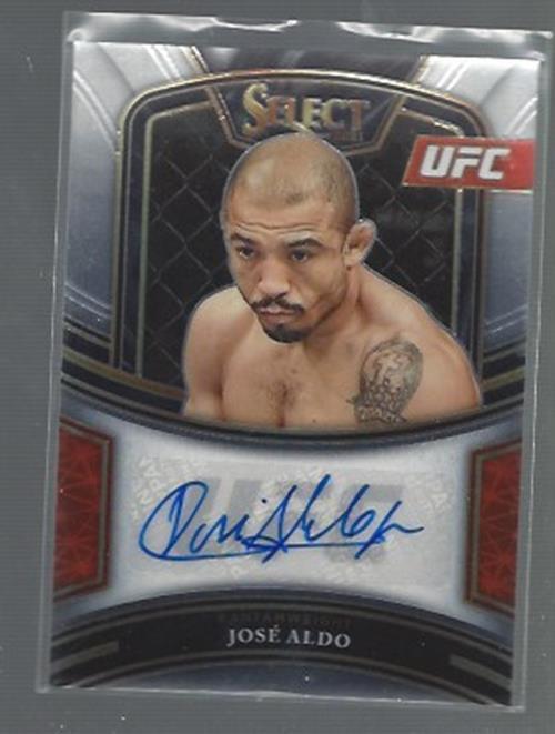 JOSE ALDO 2021 PANINI SELECT UFC SIGNATURES AUTO #D 8/99