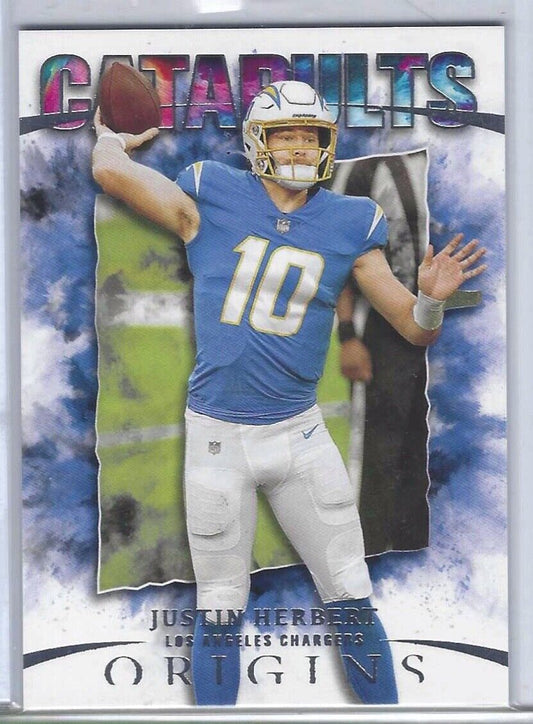 JUSTIN HERBERT 2021 ORIGINS CATAPULTS INSERT #C-12