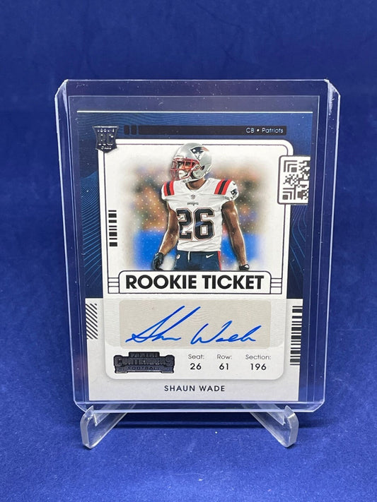 SHAUN WADE 2021 PANINI CONTENDERS ROOKIE TICKET AUTO RC #218