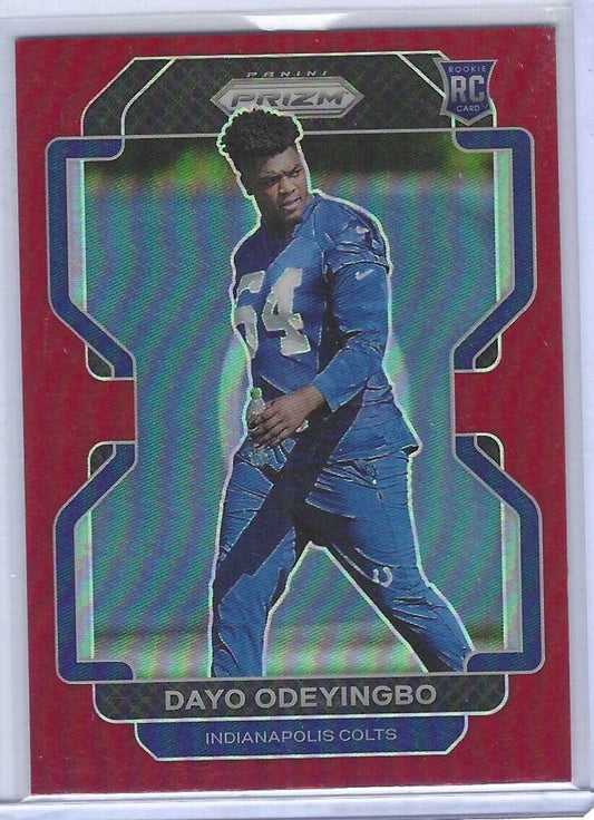 DAYO ODEYINGBO 2021 PANINI PRIZM RED PRIZM SSP ROOKIE RC /7 OR /8 SUPER RARE 387