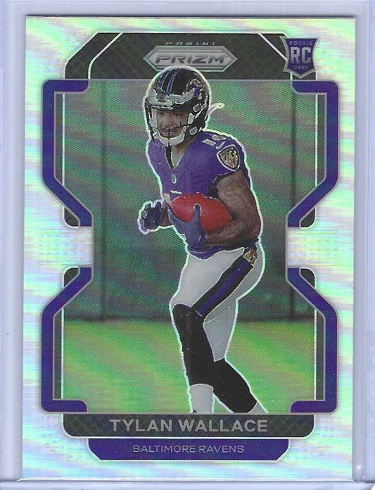 TYLAN WALLACE 2021 PANINI PRIZM VARIATION SILVER PRIZM ROOKIE RC #V-356