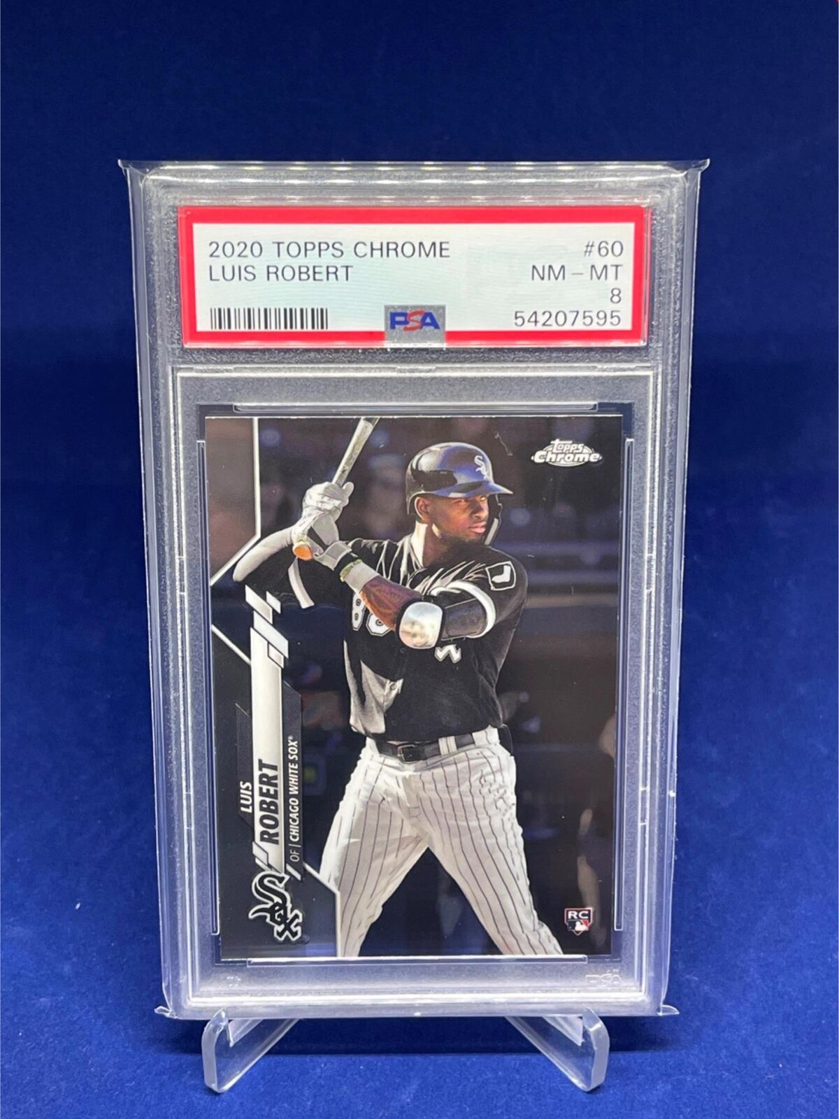 LUIS ROBERT 2020 TOPPS CHROME ROOKIE RC # 60 PSA 8 NEAR MINT-MINT