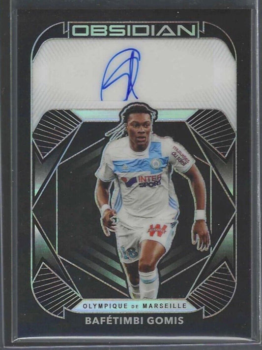 BAFETIMBI GOMIS 2020-21 PANINI OBSIDIAN SILVER ETCH AUTO #D /149