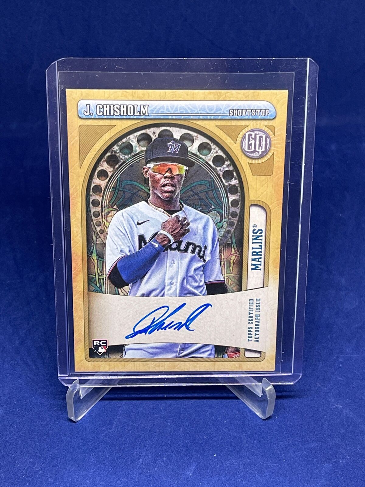 JAZZ CHISHOLM 2021 TOPPS GYPSY QUEEN ON CARD ROOKIE AUTO RC