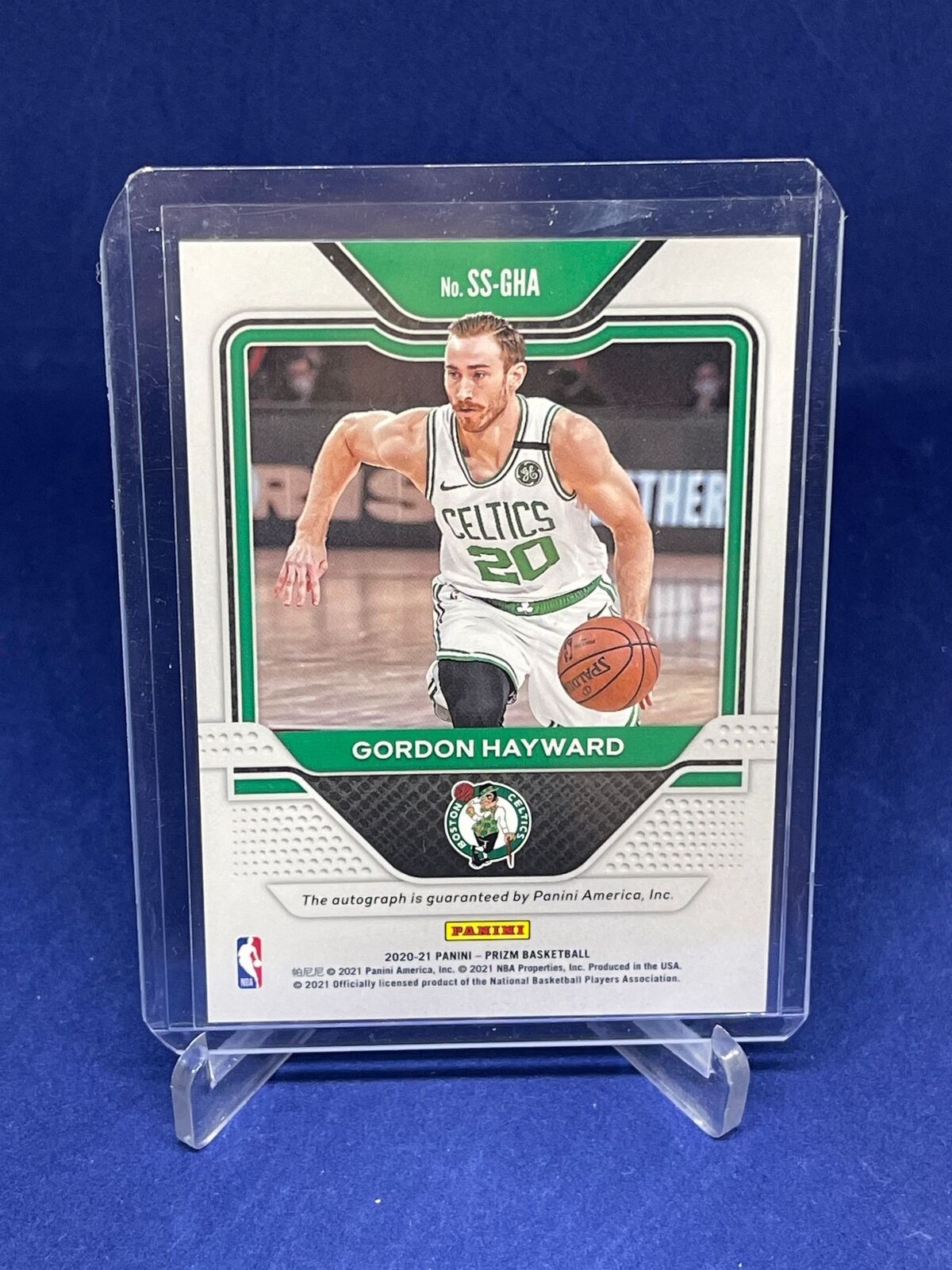 GORDON HAYWARD 2020-21 PANINI PRIZM SENSATIONAL SIGNATURES AUTO