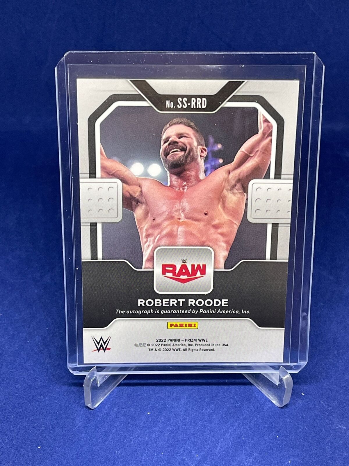 ROBERT ROODE 2022 PANINI WWE PRIZM SENSATIONAL SIGNATURES AUTO