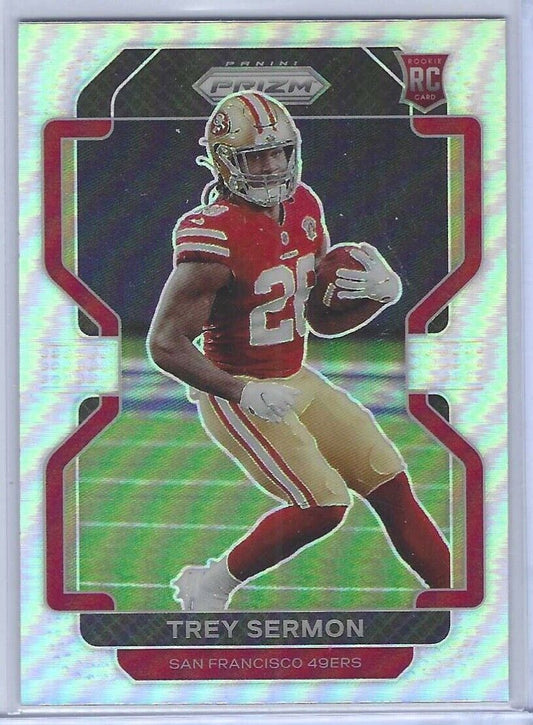TREY SERMON 2021 PANINI PRIZM VARIATION SILVER PRIZM ROOKIE RC #V-354