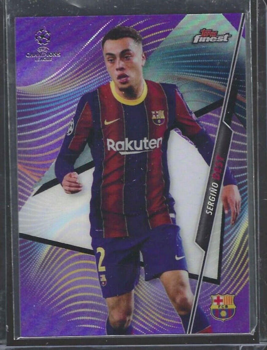 SERGINO DEST 2020-21 TOPPS FINEST PURPLE REFRACTOR RC #D 190/250