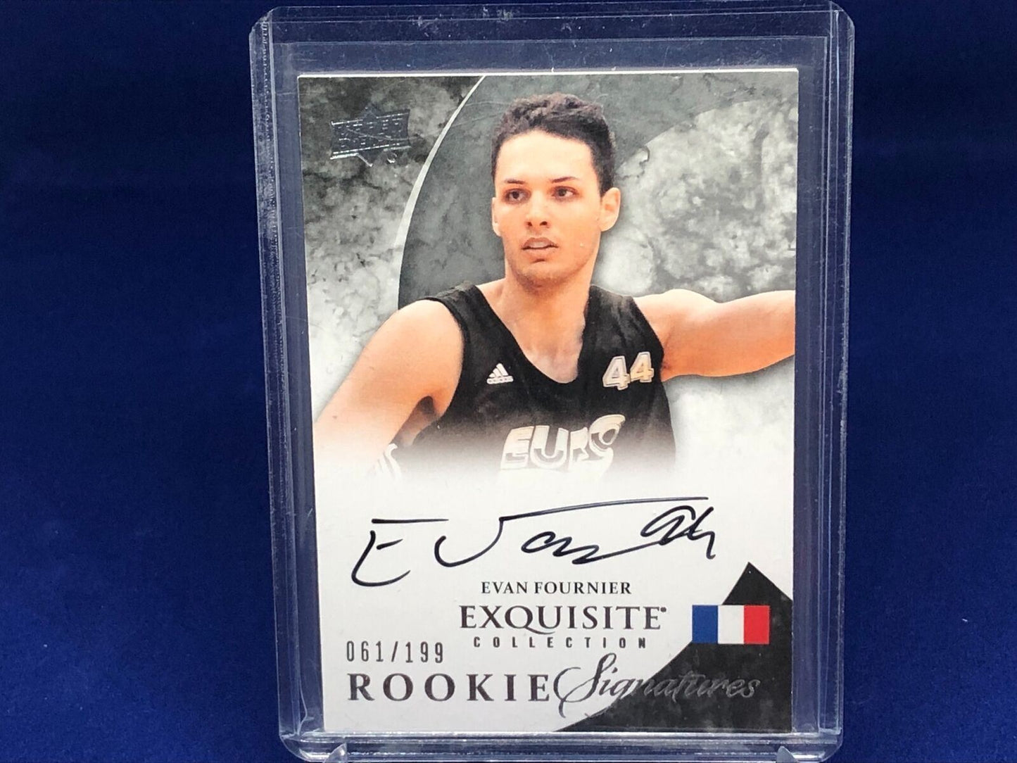 EVAN FOURNIER 2012-13 UPPER DECK EXQUISITE ROOKIE SIGNATURES AUTO RC #D 61/199