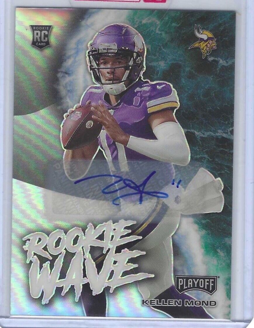 KELLEN MOND 2021 PANINI PLAYOFF SILVER PRIZM ROOKIE WAVE AUTO RC #D 80/99