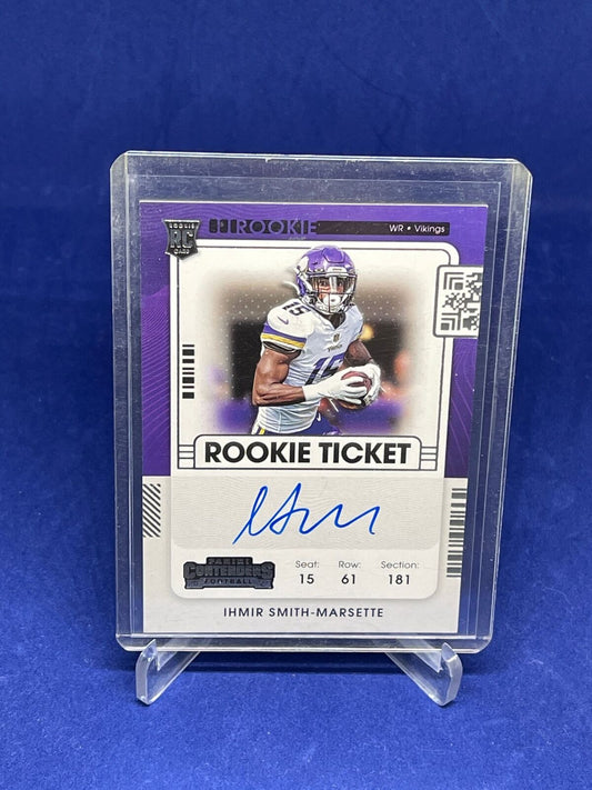 IHMIR SMITH MARSETTE 2021 PANINI CONTENDERS ROOKIE TICKET AUTO VARIATION RC #140