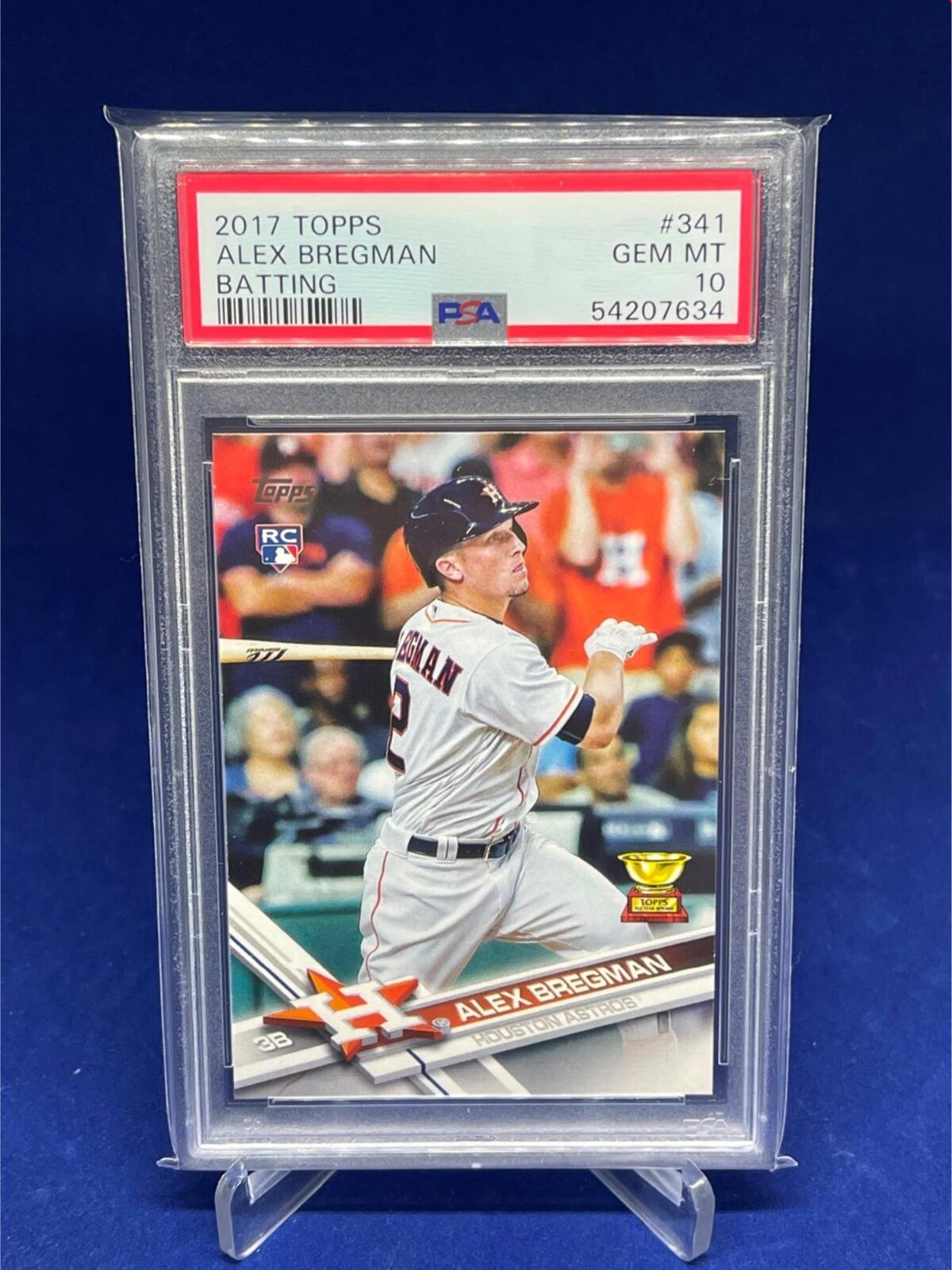ALEX BREGMAN 2017 TOPPS BATTING RC #341 PSA 10 GEM MINT