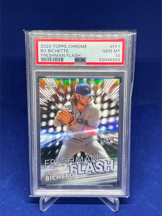 BO BICHETTE 2020 TOPPS CHROME FRESHMAN FLASH REFRACTOR RC PSA 10 GEM MINT
