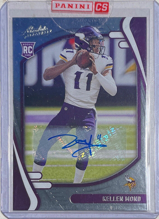 KELLEN MOND 2021 PANINI ABSOLUTE AUTO ROOKIE RC #122
