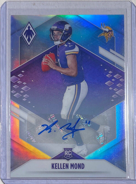 KELLEN MOND 2021 PANINI PHOENIX SILVER PRIZM AUTO ROOKIE RC #122