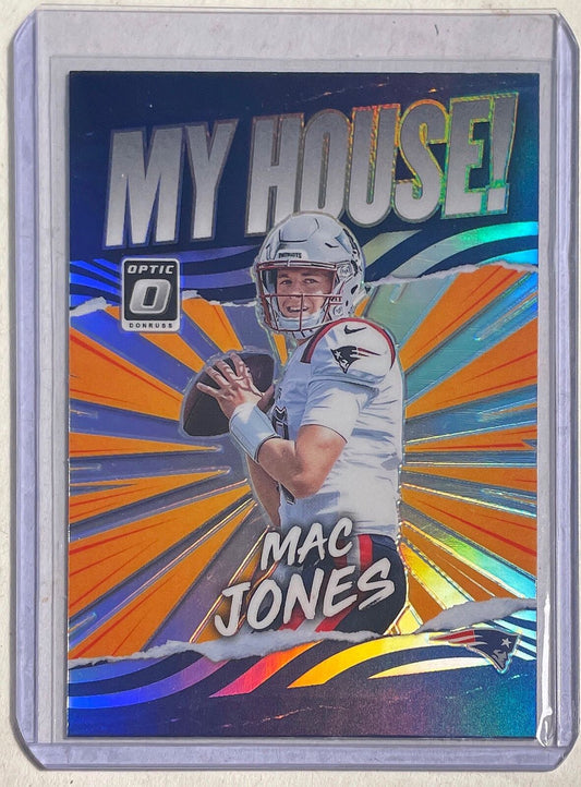 MAC JONES 2021 PANINI DONRUSS OPTIC MY HOUSE! HOLO PRIZM ROOKIE RC #MH-5