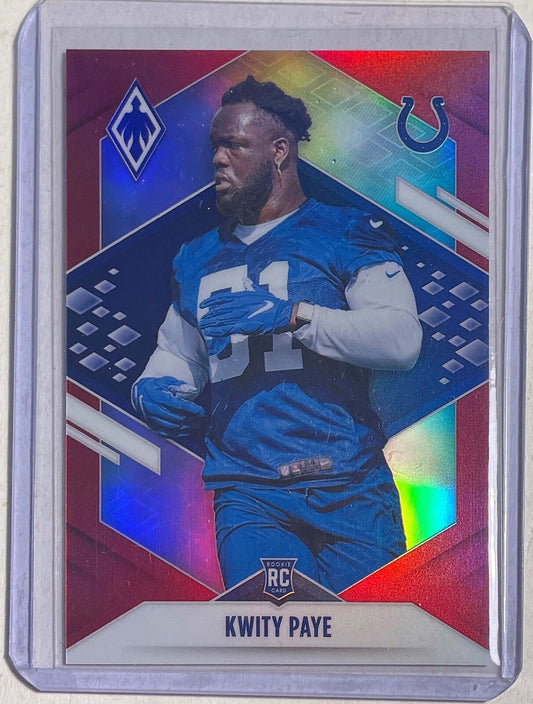 KWITY PAYE 2021 PANINI PHOENIX RED ROOKIE RC #D 056/250