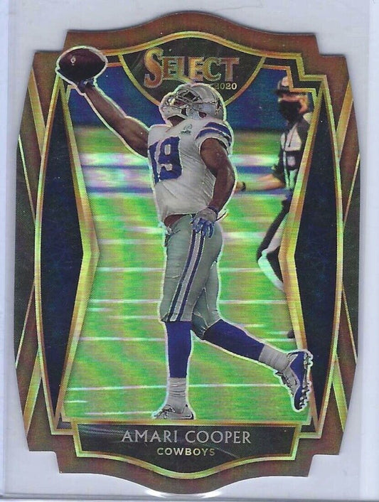 AMARI COOPER 2020 SELECT PREMIER LEVEL BRONZE PRIZM DIE CUT #D /355