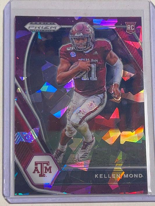 KELLEN MOND 2021 PRIZM DRAFT PICKS PURPLE CRACKED ICE ROOKIE RC #D 146/149